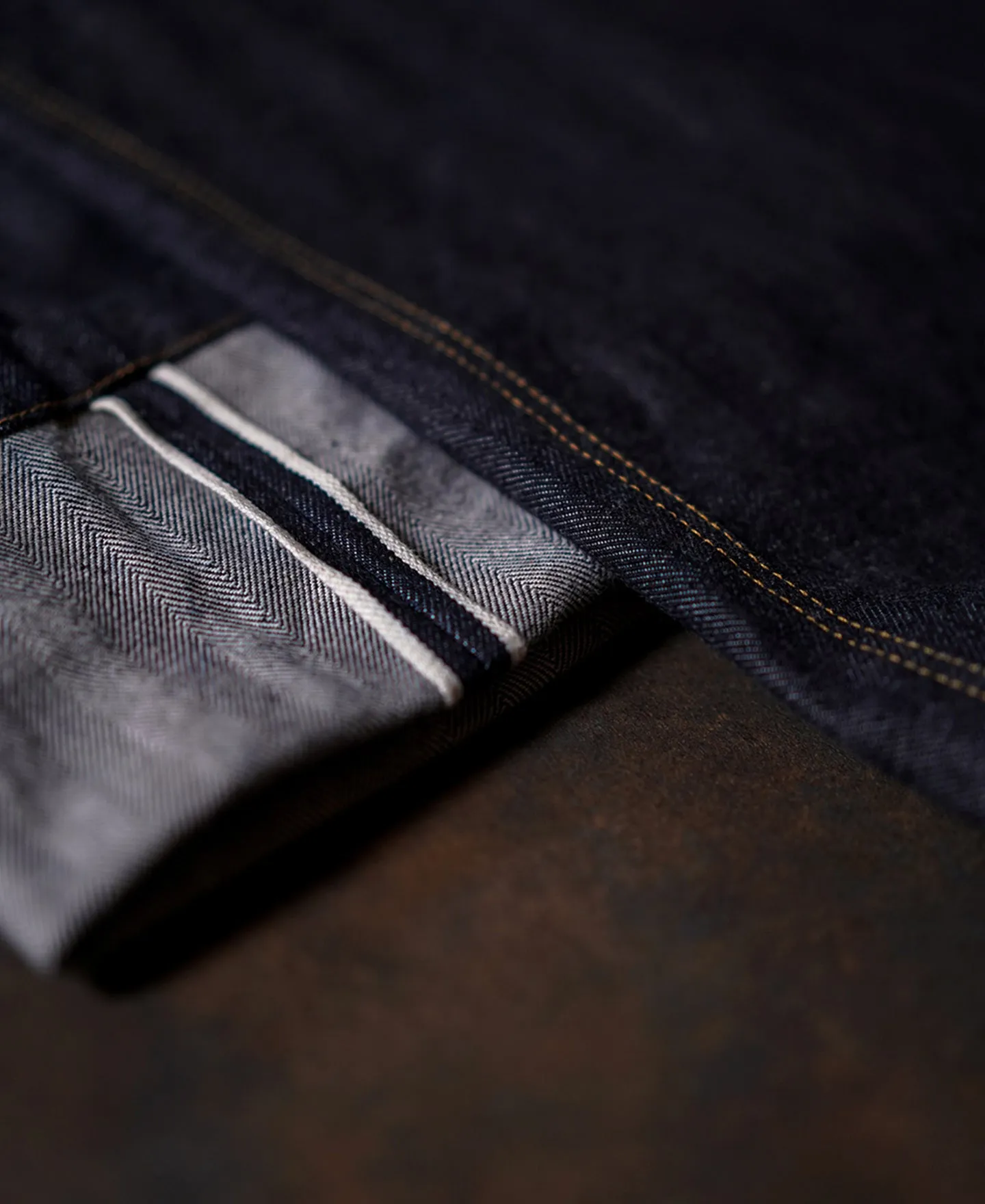 1870s 15 oz Herringbone Selvedge Denim Work Jeans