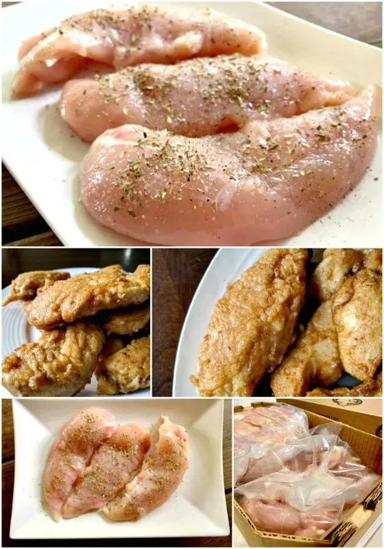 20 lb. case - Fresh Chicken Tenderloins: Boneless, Skinless, Antibiotic-Free, Cage Free, No Added Hormones or Steroids