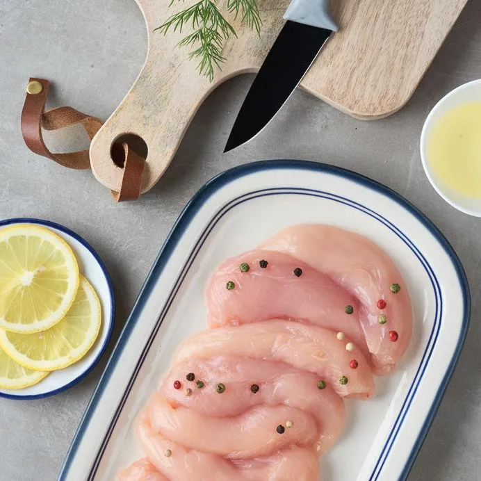 20 lb. case - Fresh Chicken Tenderloins: Boneless, Skinless, Antibiotic-Free, Cage Free, No Added Hormones or Steroids