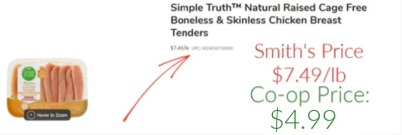 20 lb. case - Fresh Chicken Tenderloins: Boneless, Skinless, Antibiotic-Free, Cage Free, No Added Hormones or Steroids