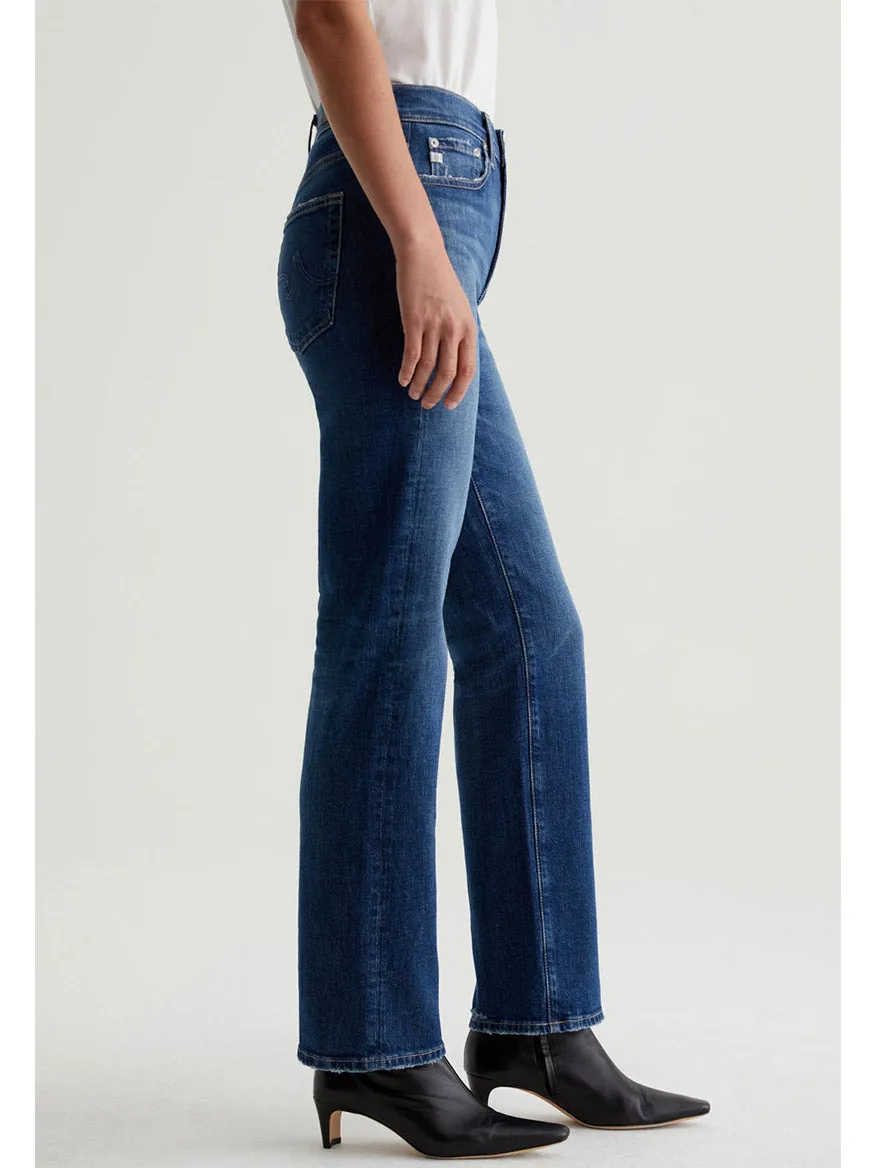 AG Jeans Brinley Mid-Rise Straight in 11 Years Memory