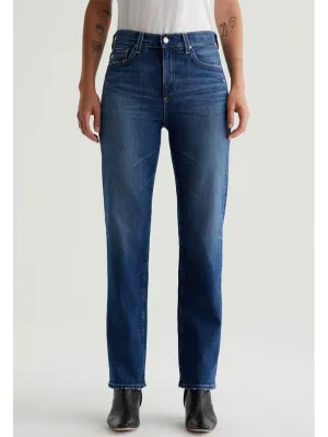 AG Jeans Brinley Mid-Rise Straight in 11 Years Memory