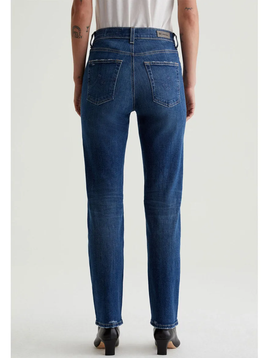AG Jeans Brinley Mid-Rise Straight in 11 Years Memory