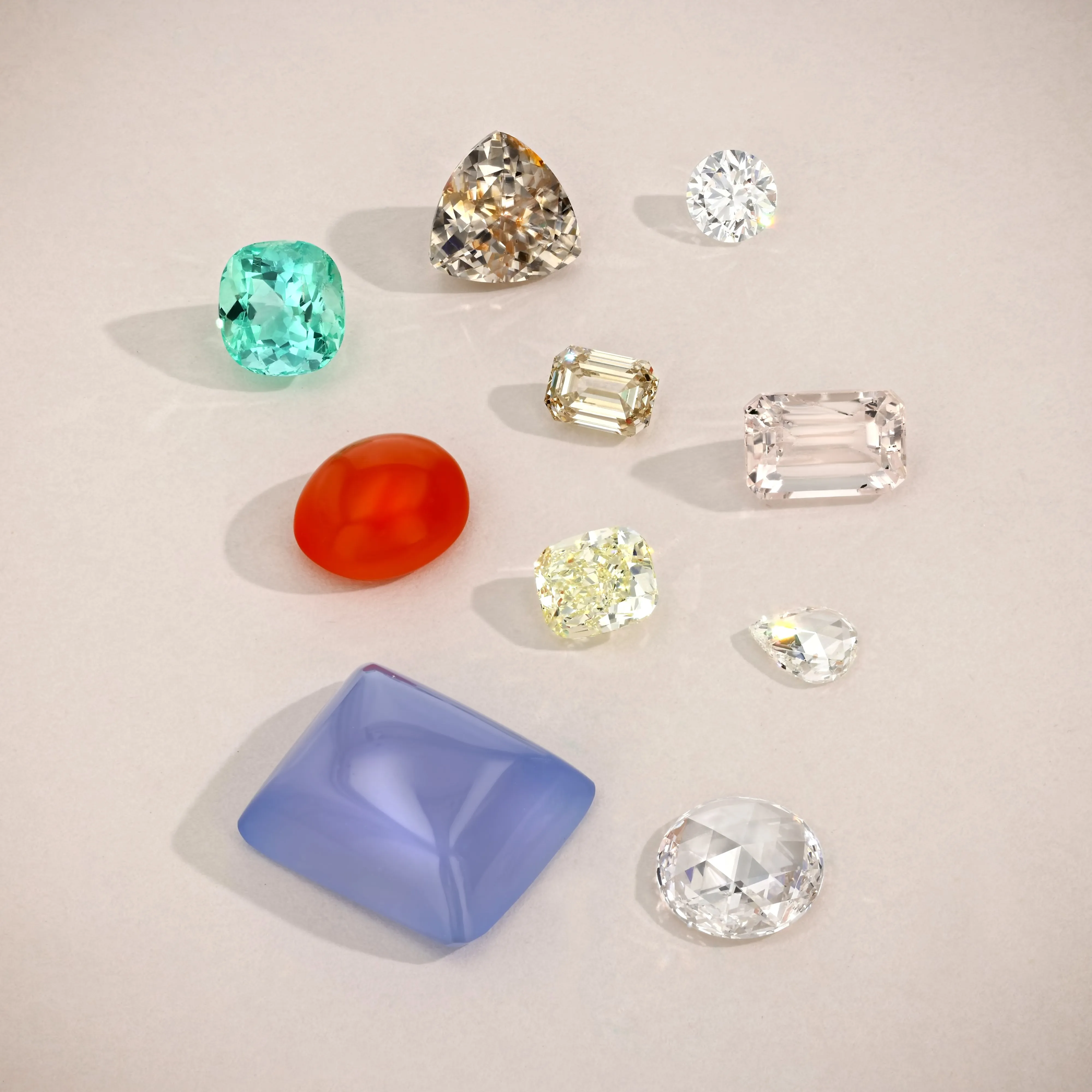 BESPOKE 2.24CT ROUND ROSE CUT LAB DIAMOND