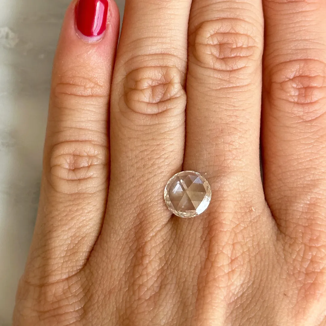 BESPOKE 2.24CT ROUND ROSE CUT LAB DIAMOND