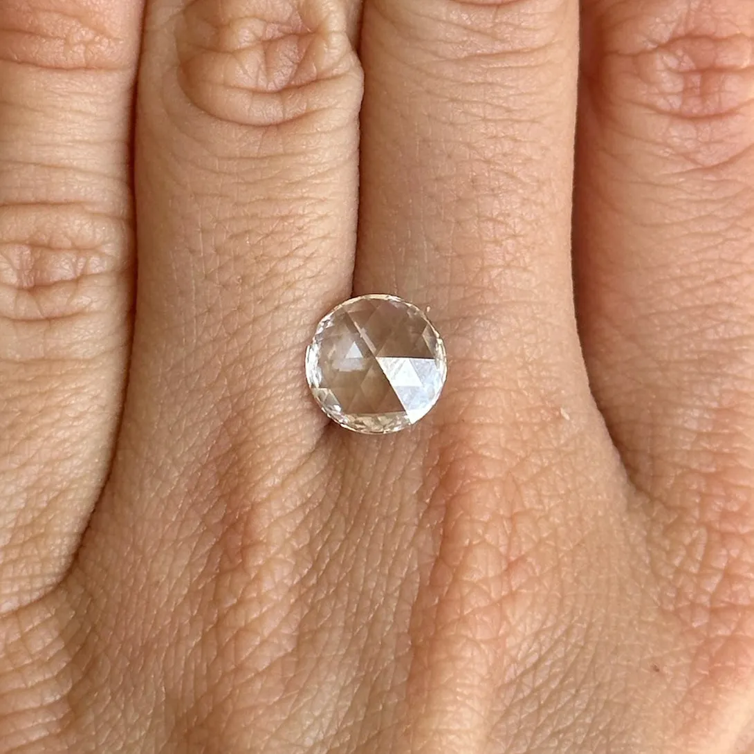 BESPOKE 2.24CT ROUND ROSE CUT LAB DIAMOND
