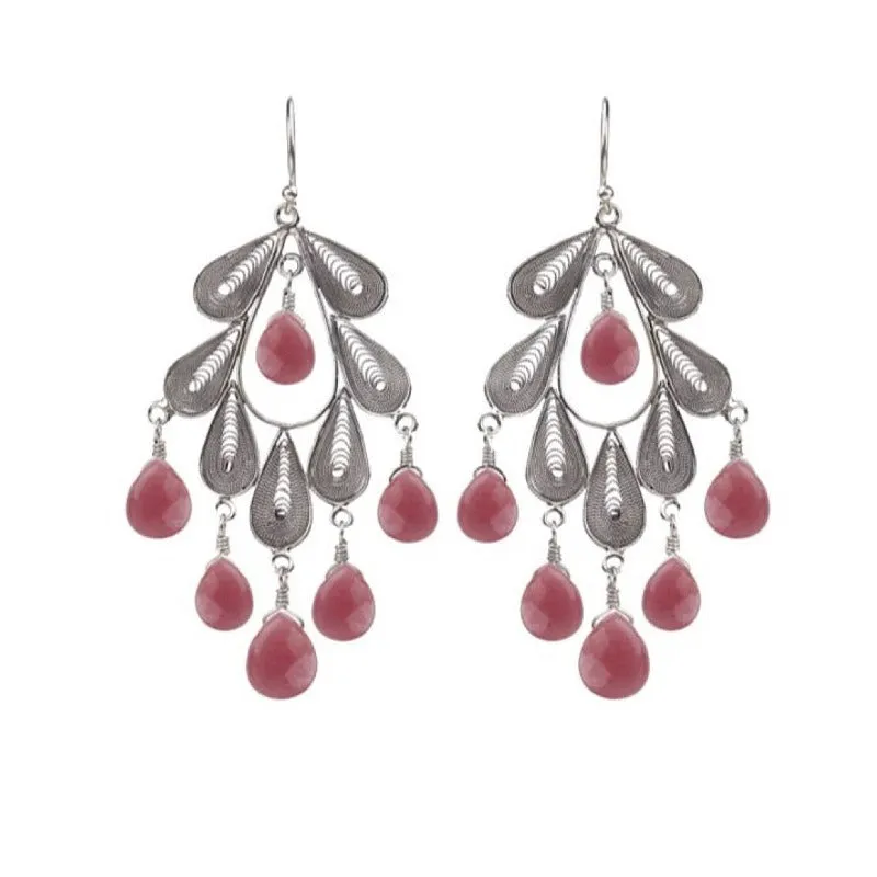 Bespoke Classic Leaf earrings - Teardrops