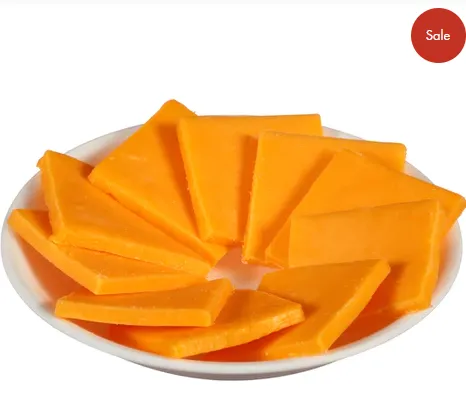 CLEARANCE DEAL: 15 lb, Cracker Cut Mild Cheaddar Cheese Slices, From Land O'Lakes