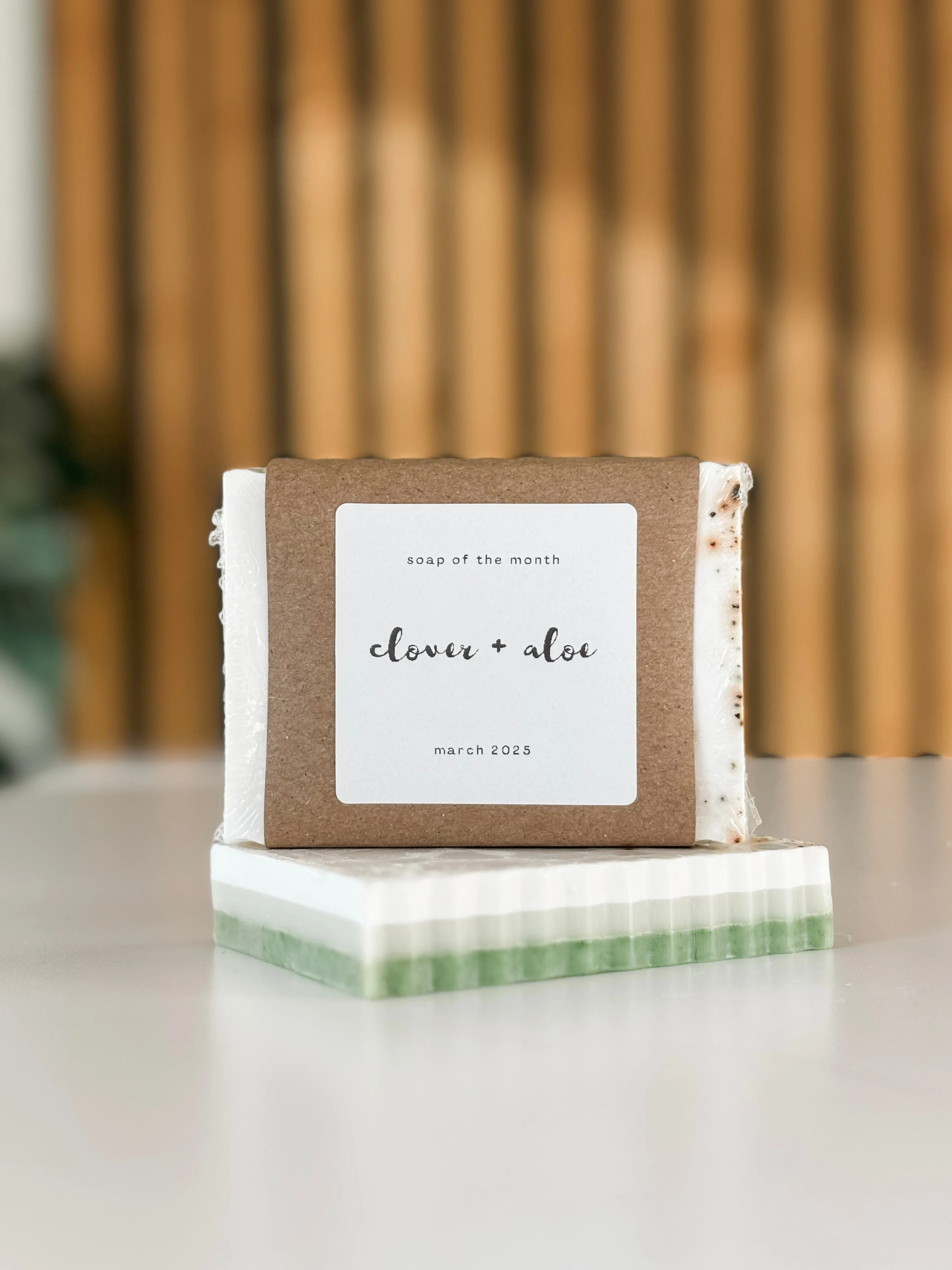 clover   aloe soap | march soap of the month