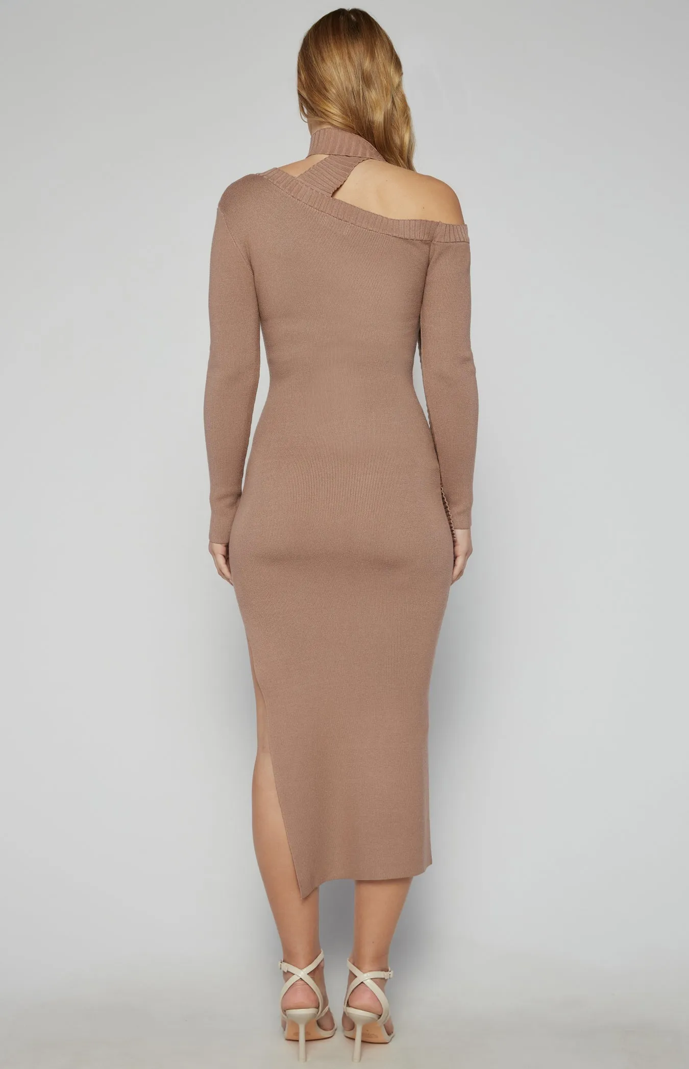 Elliana Knit Dress - Coffee