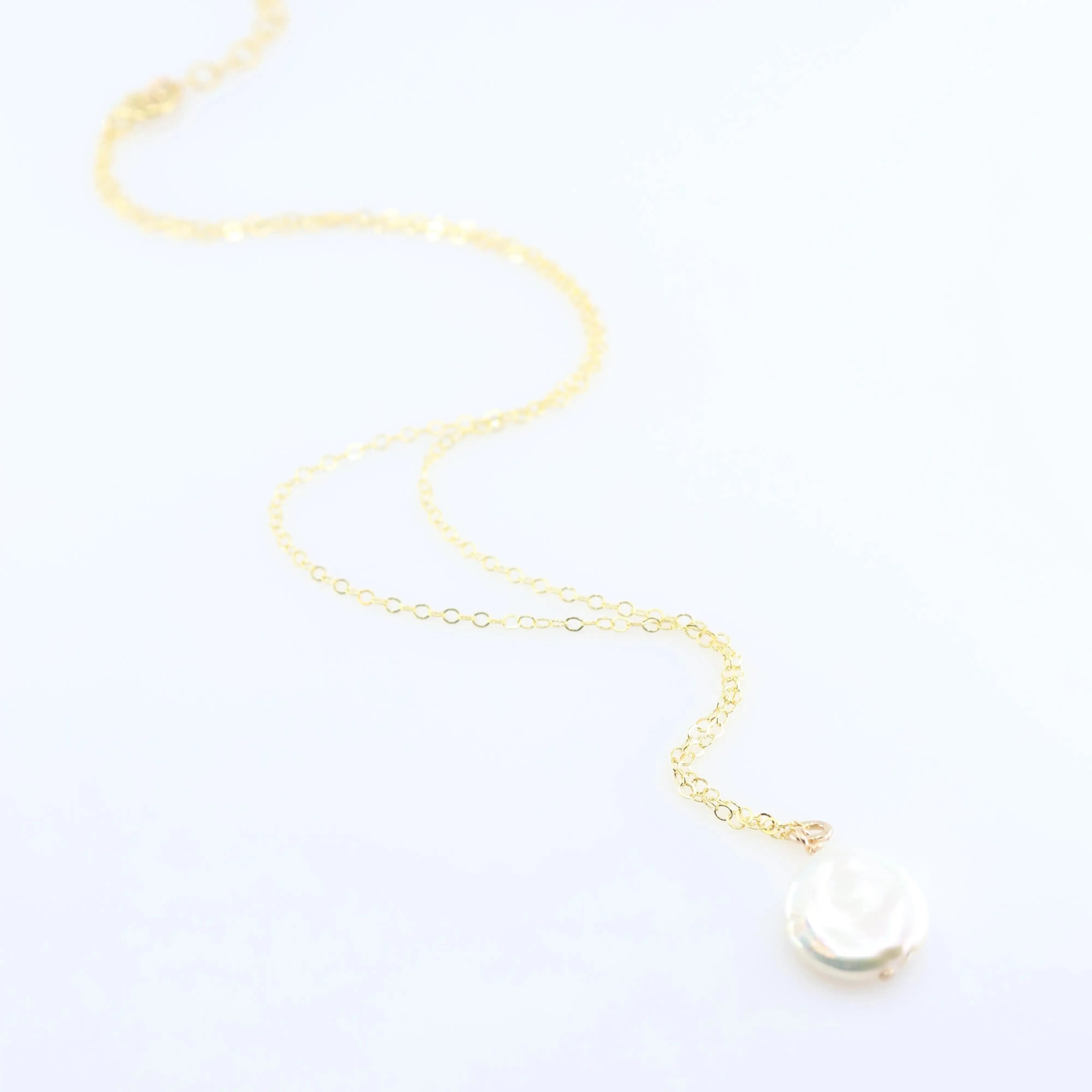 Freshwater Coin Pearl Necklace