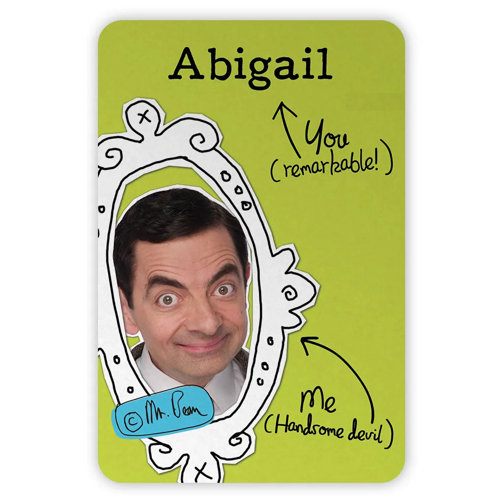 Personalised Unbeanlievably teariffic! Metal Sign