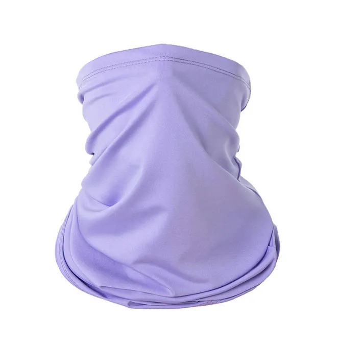 Purple Faceguard Anti Pollution Scarf Face Cover